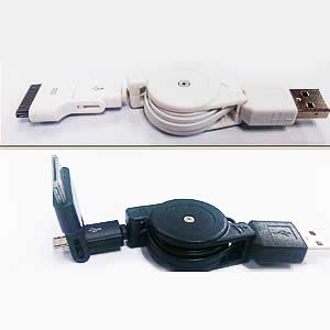  USB AM to Mirco USB and Ipod 30pin 2 in 1